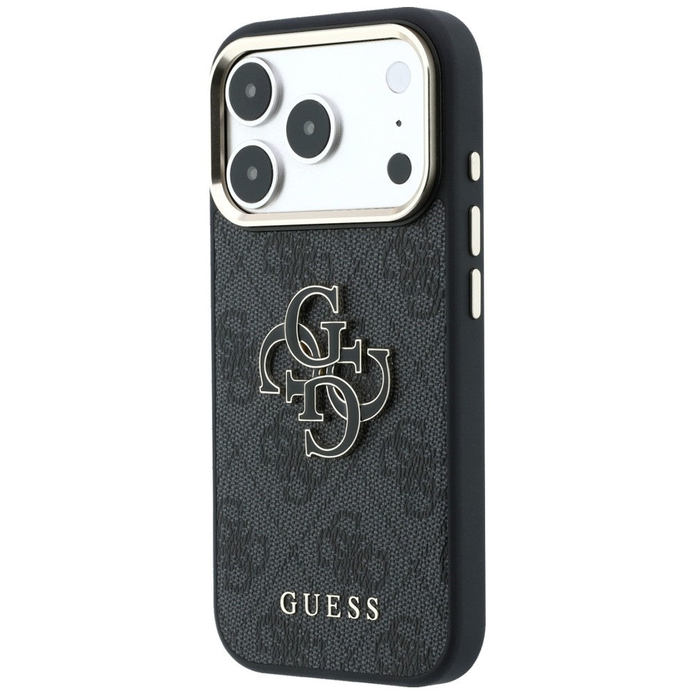 Guess 4G &amp; Big Resin Logo Case for iPhone 17 Pro / 18 Pro - Black_1