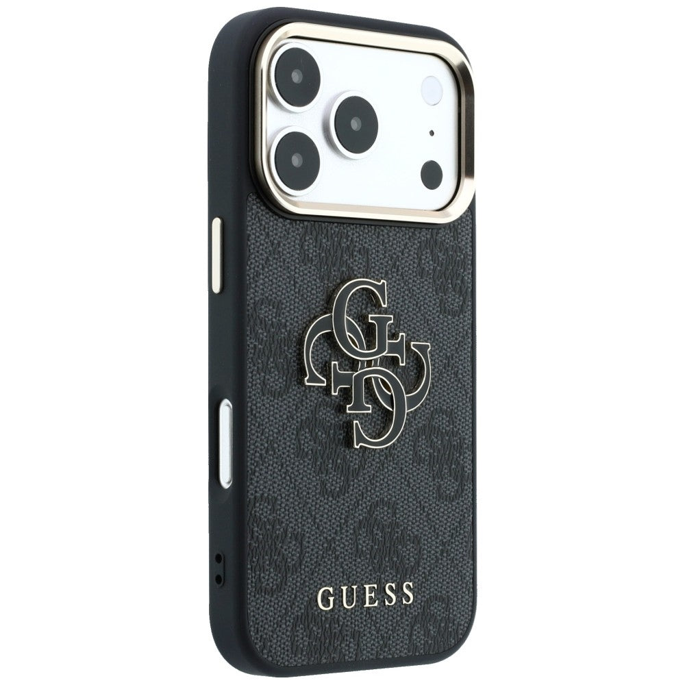 Guess 4G &amp; Big Resin Logo Case for iPhone 17 Pro / 18 Pro - Black_3