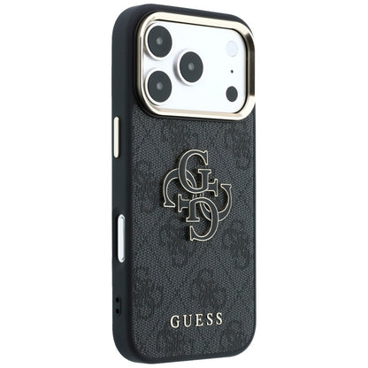 Guess 4G &amp; Big Resin Logo Case for iPhone 17 Pro / 18 Pro - Black_3