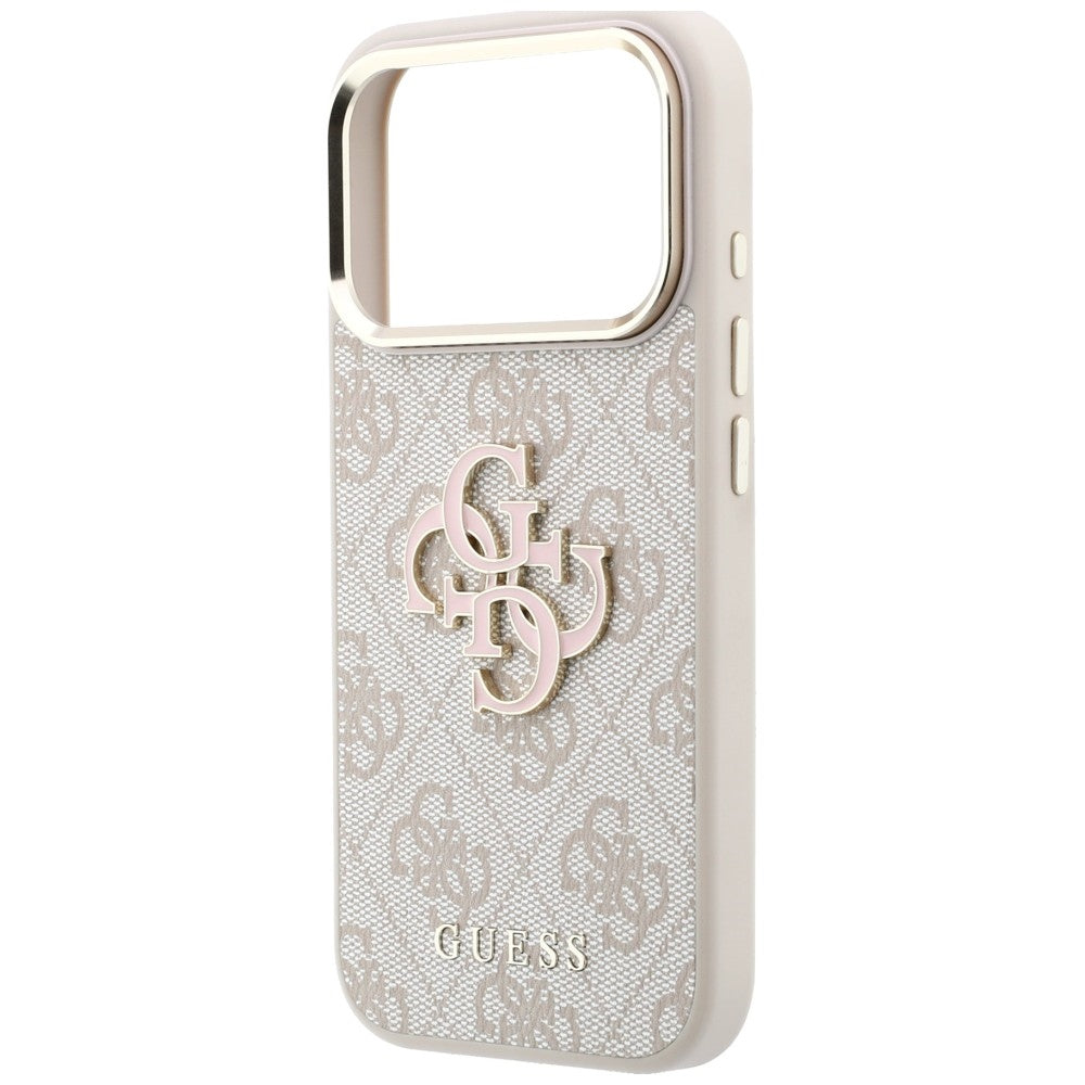 Guess 4G &amp; Big Resin Logo Case for iPhone 17 Pro / 18 Pro - Pink_5
