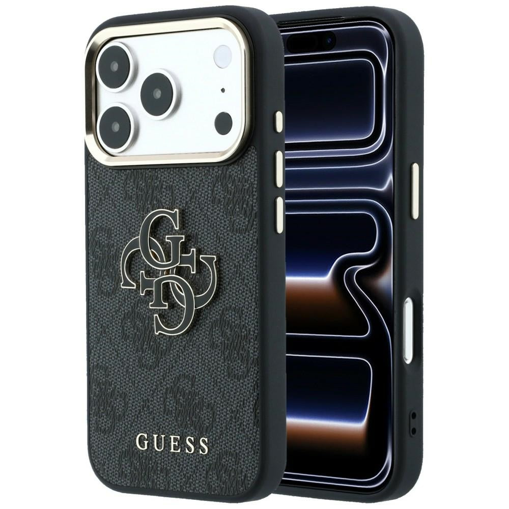 Guess 4G &amp; Big Resin Logo Case for iPhone 17 Pro Max / 18 Pro Max - Black_0