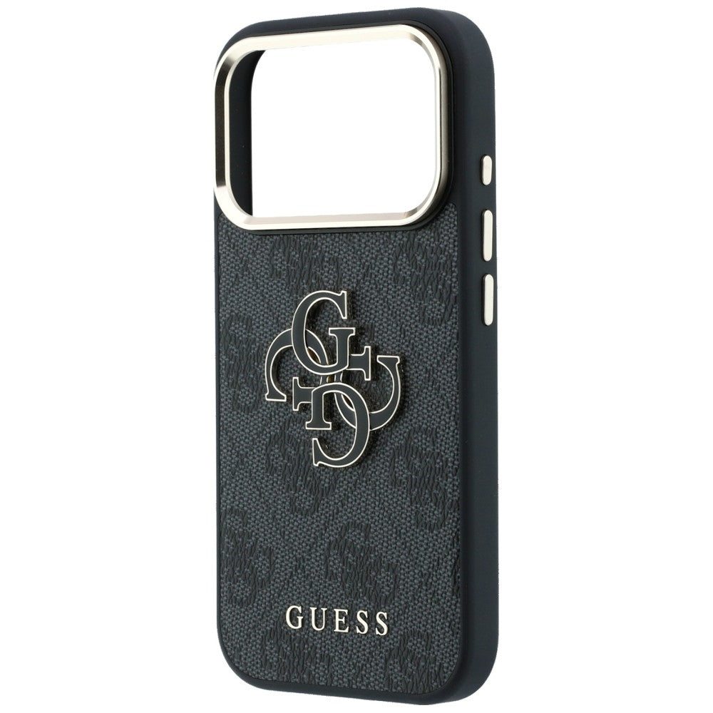 Guess 4G &amp; Big Resin Logo Case for iPhone 17 Pro Max / 18 Pro Max - Black_5