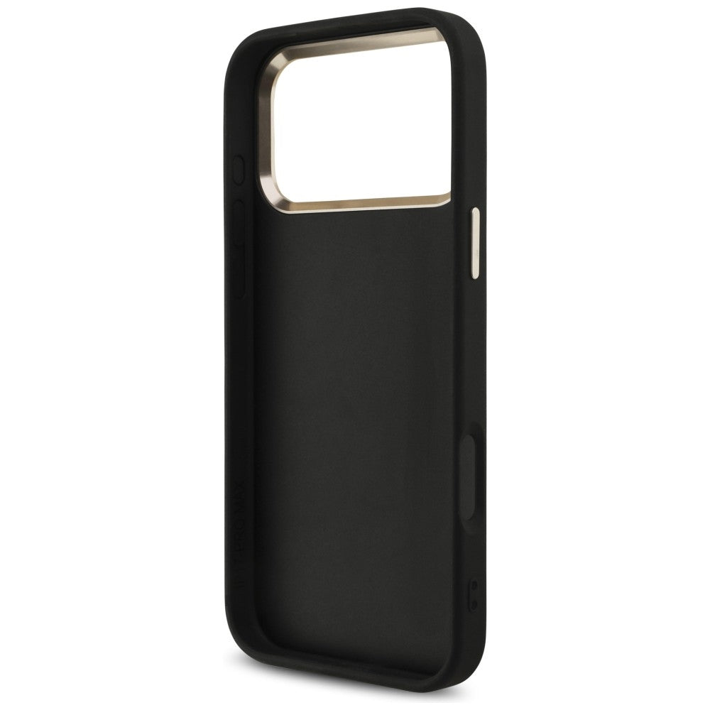 Guess 4G Big 4G Classic Logo Case for iPhone 17 Pro Max / 18 Pro Max - Black and Gold_6
