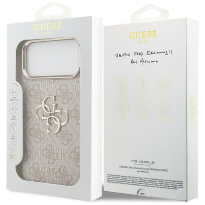 Guess 4G Big 4G Classic Logo Case for iPhone 17 Pro Max / 18 Pro Max - Rose Gold_7