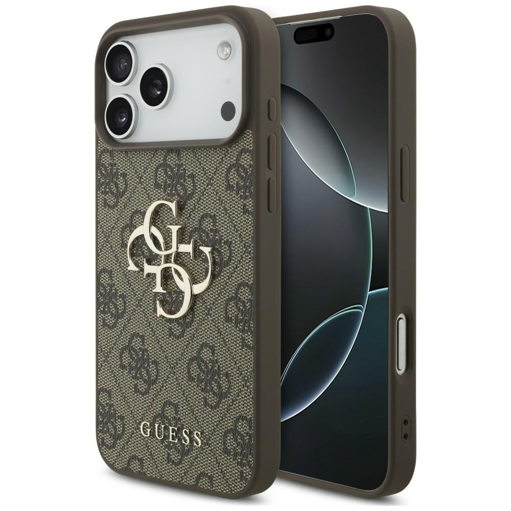 Guess 4G Big Logo Case for iPhone 17 Pro / 18 Pro - Brown_0