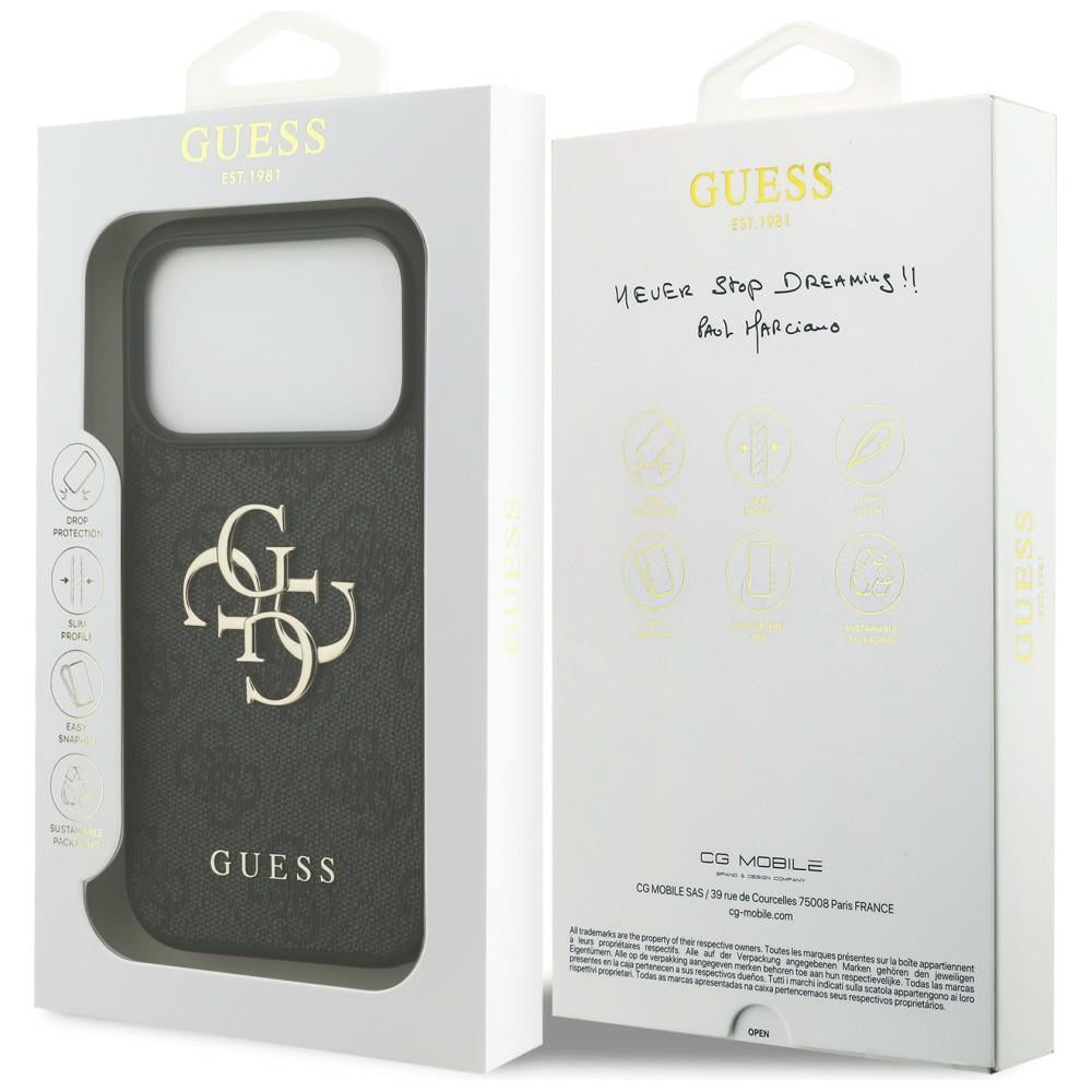 Guess 4G Big Logo Case for iPhone 17 Pro / 18 Pro - Black_7
