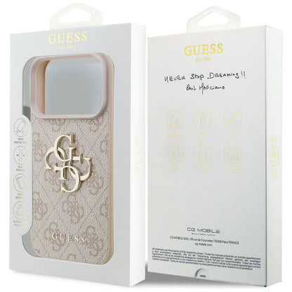 Guess 4G Big Logo Case for iPhone 17 Pro / 18 Pro - Pink_7