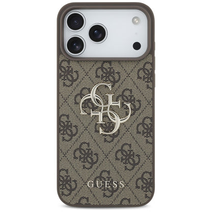 Guess 4G Big Logo Case for iPhone 17 Pro Max / 18 Pro Max - Brown_2