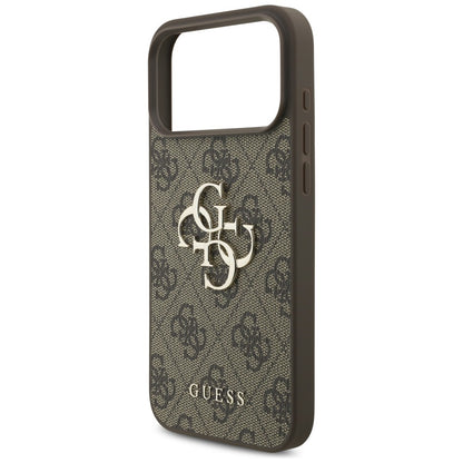 Guess 4G Big Logo Case for iPhone 17 Pro Max / 18 Pro Max - Brown_5