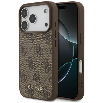 Guess 4G Classic Case for iPhone 17 Pro / 18 Pro - Brown_0