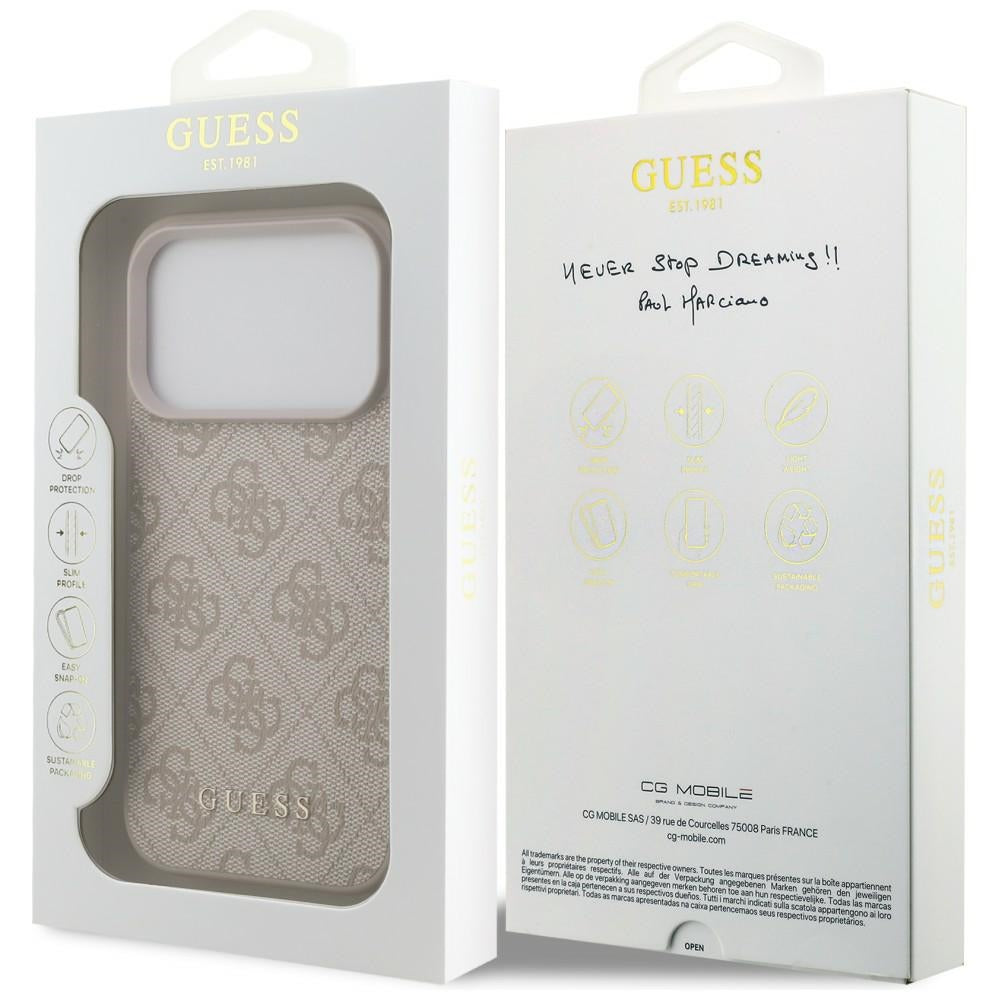 Guess 4G Classic Case for iPhone 17 Pro / 18 Pro - Pink_7