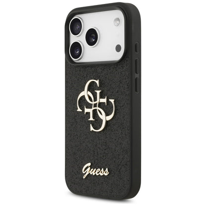 Guess Fixed Glitter Big 4G Case for iPhone 17 Pro / 18 Pro - Black_1