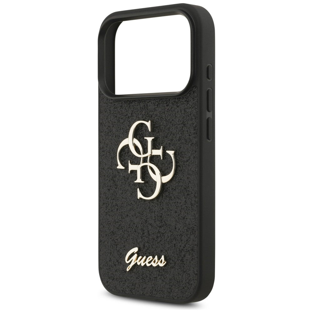 Guess Fixed Glitter Big 4G Case for iPhone 17 Pro / 18 Pro - Black_5