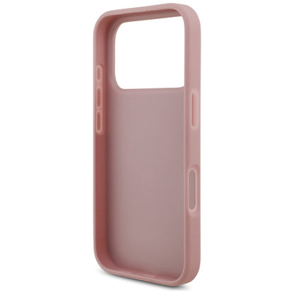 Guess Fixed Glitter Big 4G Case for iPhone 17 Pro / 18 Pro - Pink_6