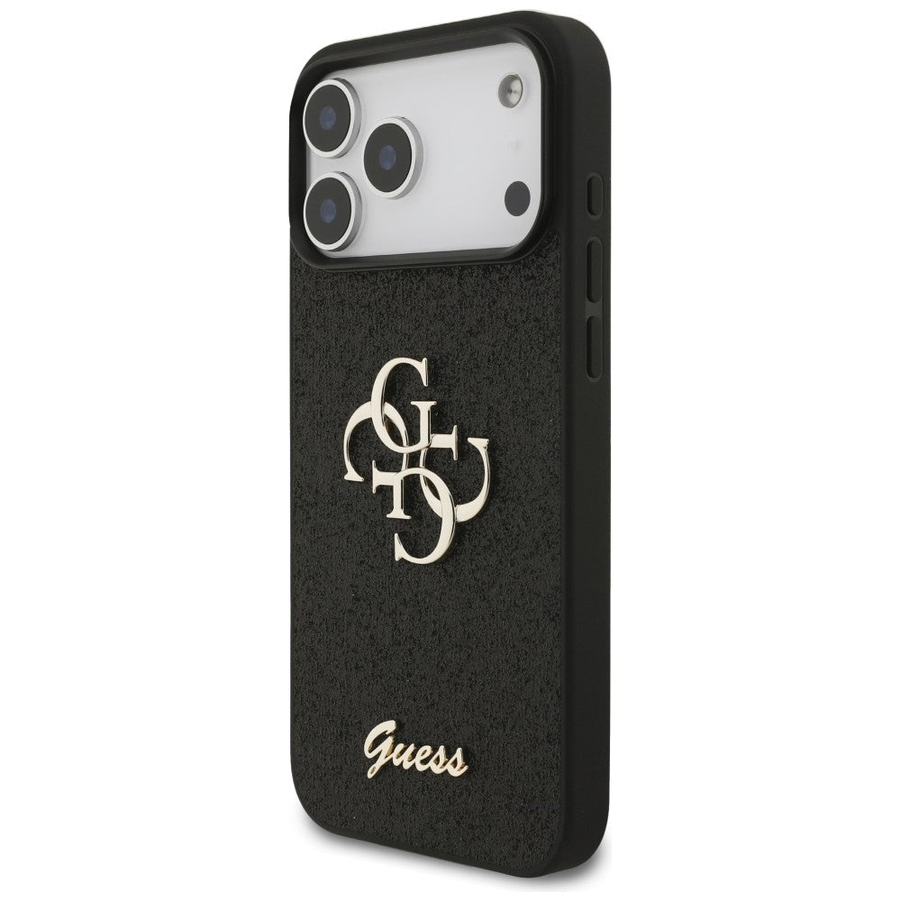 Guess Fixed Glitter Big 4G Case for iPhone 17 Pro Max / 18 Pro Max - Black_1