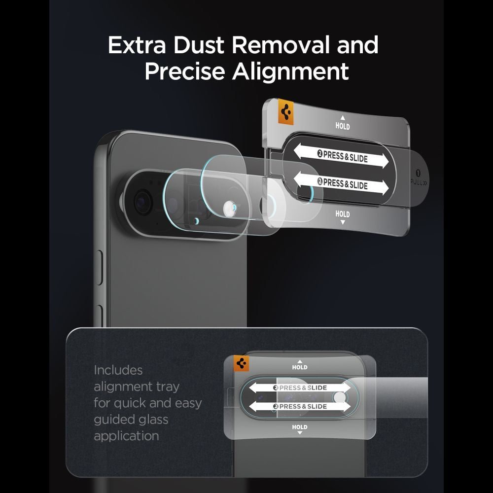 Spigen Optik Pro HD 2-Pack Tempered Glass Lens Screen Protector for Google Pixel 11 Pro_7