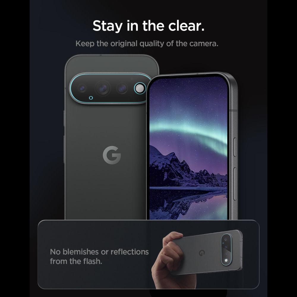 Spigen Optik Pro HD 2-Pack Tempered Glass Lens Screen Protector for Google Pixel 11 Pro XL_9