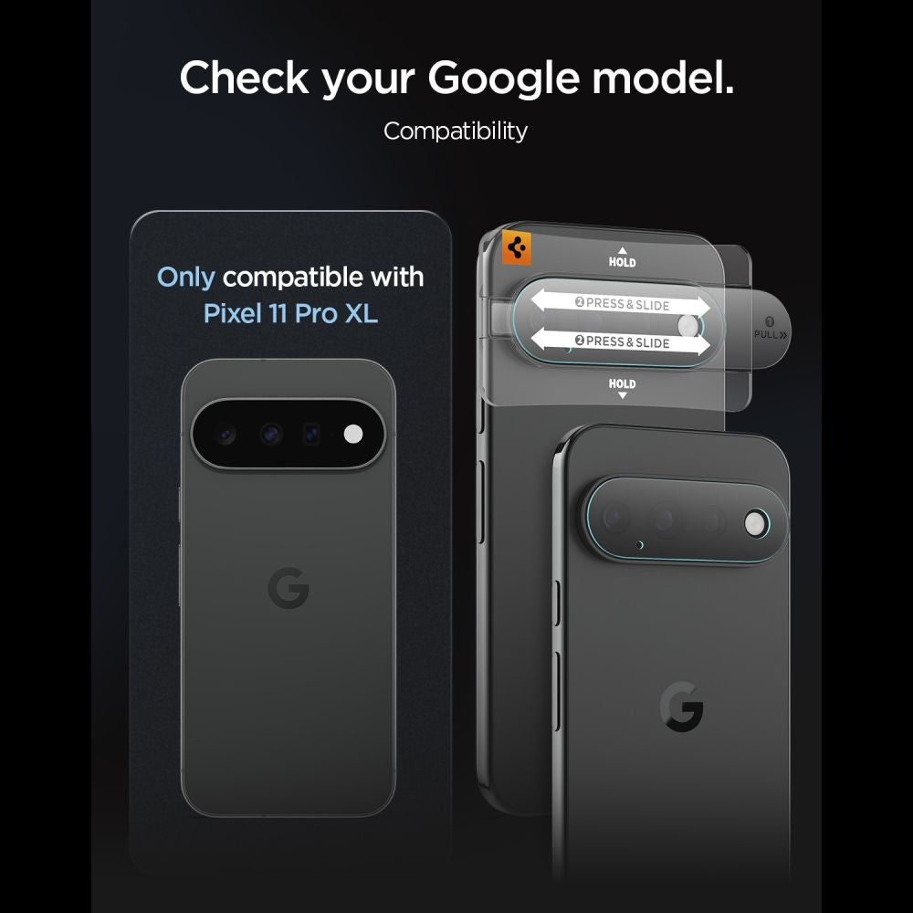 Spigen Optik Pro HD 2-Pack Tempered Glass Lens Screen Protector for Google Pixel 11 Pro XL_5