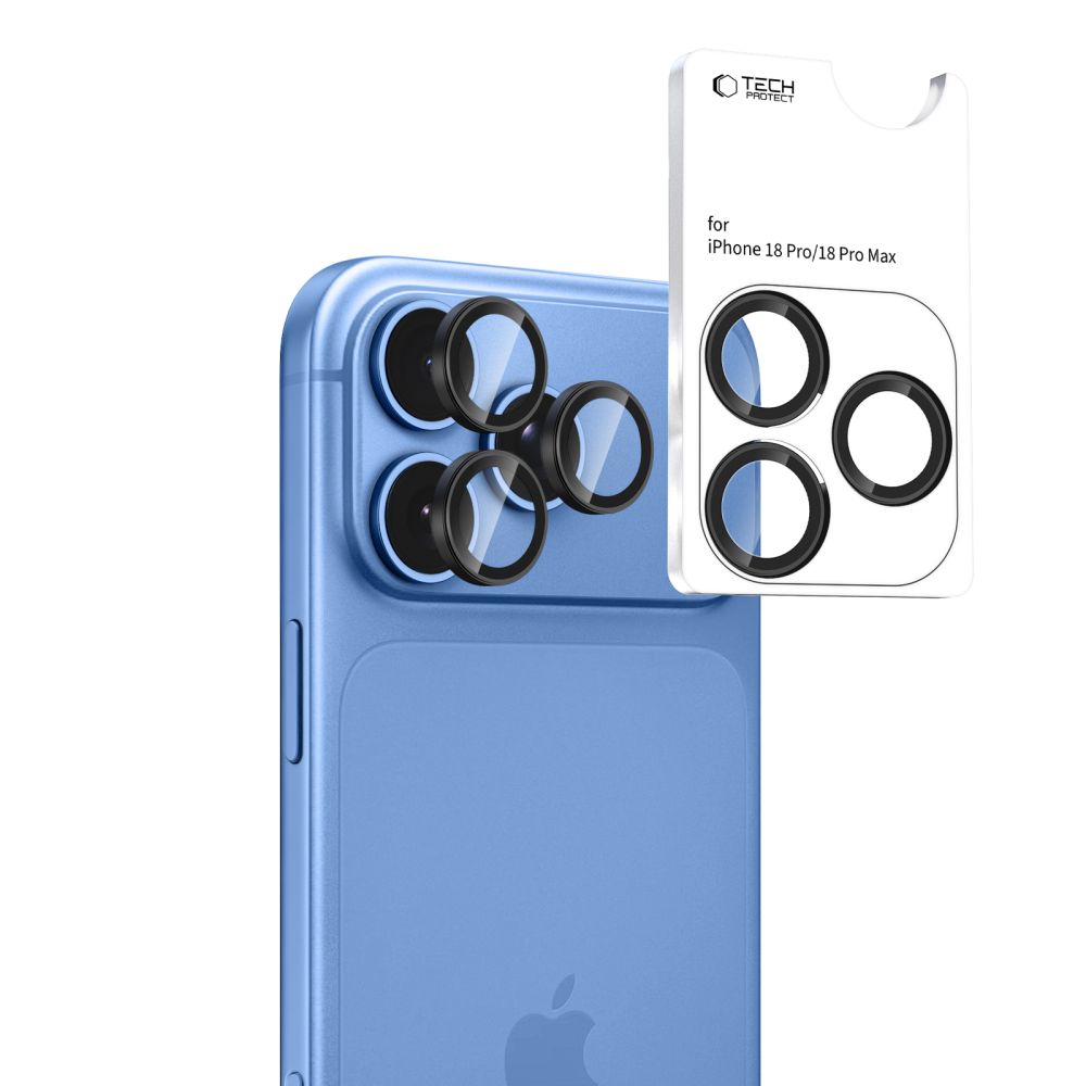 Tech-Protect Camring Fit+ Camera Cover for iPhone 18 Pro / 18 Pro Max - Black_1