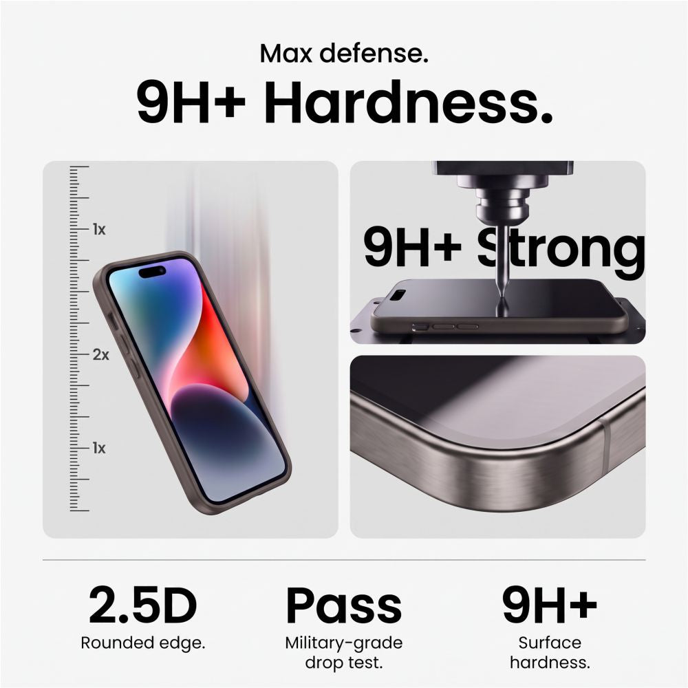 Tech-Protect Easy Set+ 2-Pack Tempered Glass for the Display and Tempered Glass for the Lens for iPhone 18 Pro Max_2