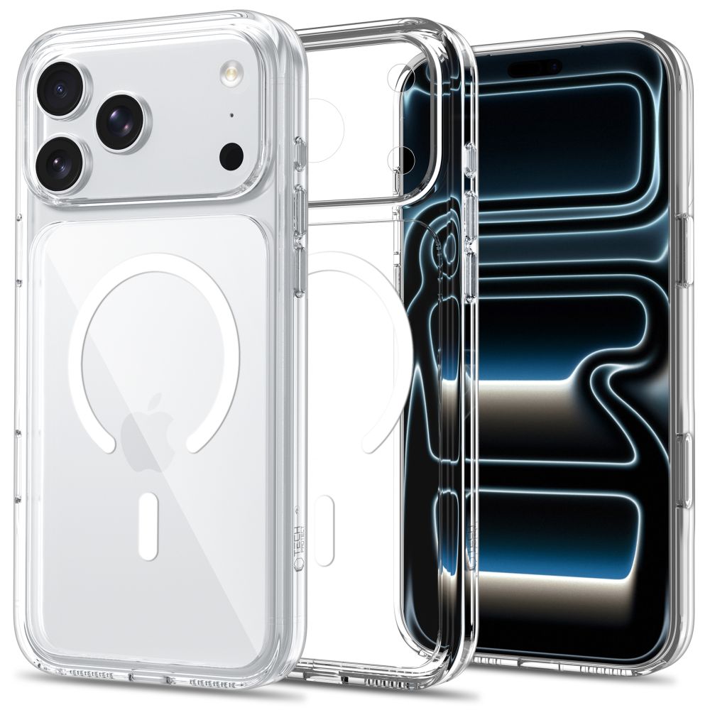 Tech-Protect Flexair Hybrid CC MagSafe Case for iPhone 17 Pro / 18 Pro - Clear_0