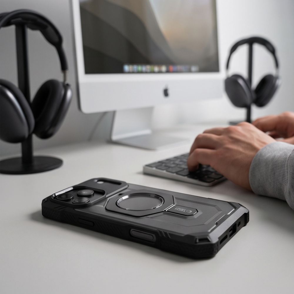 Tech-Protect MagForce MagSafe case for iPhone 17 Pro / 18 Pro - matte black_7