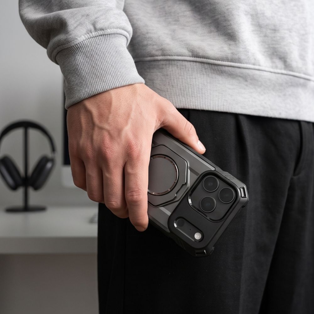 Tech-Protect MagForce MagSafe case for iPhone 17 Pro / 18 Pro - matte black_8