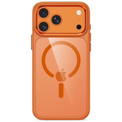 Tech-Protect Magmat Magsafe CC Case for iPhone 17 Pro Max / 18 Pro Max - Orange-Transparent_2