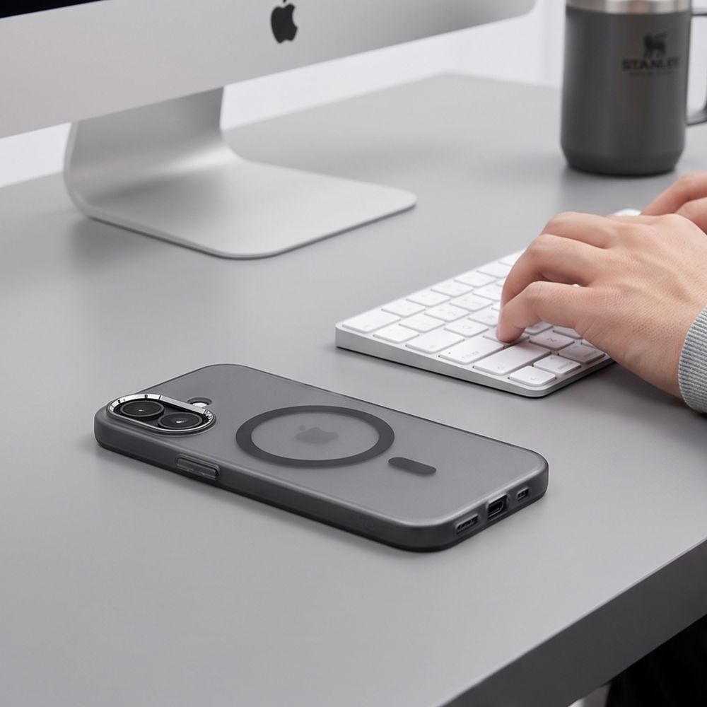 Tech-Protect MagZero MagSafe case for iPhone 17 - matte black_4