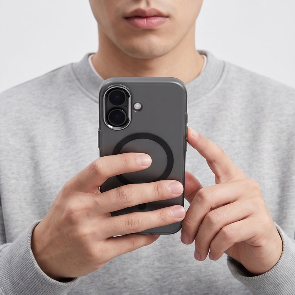 Tech-Protect MagZero MagSafe case for iPhone 17 - matte black_5