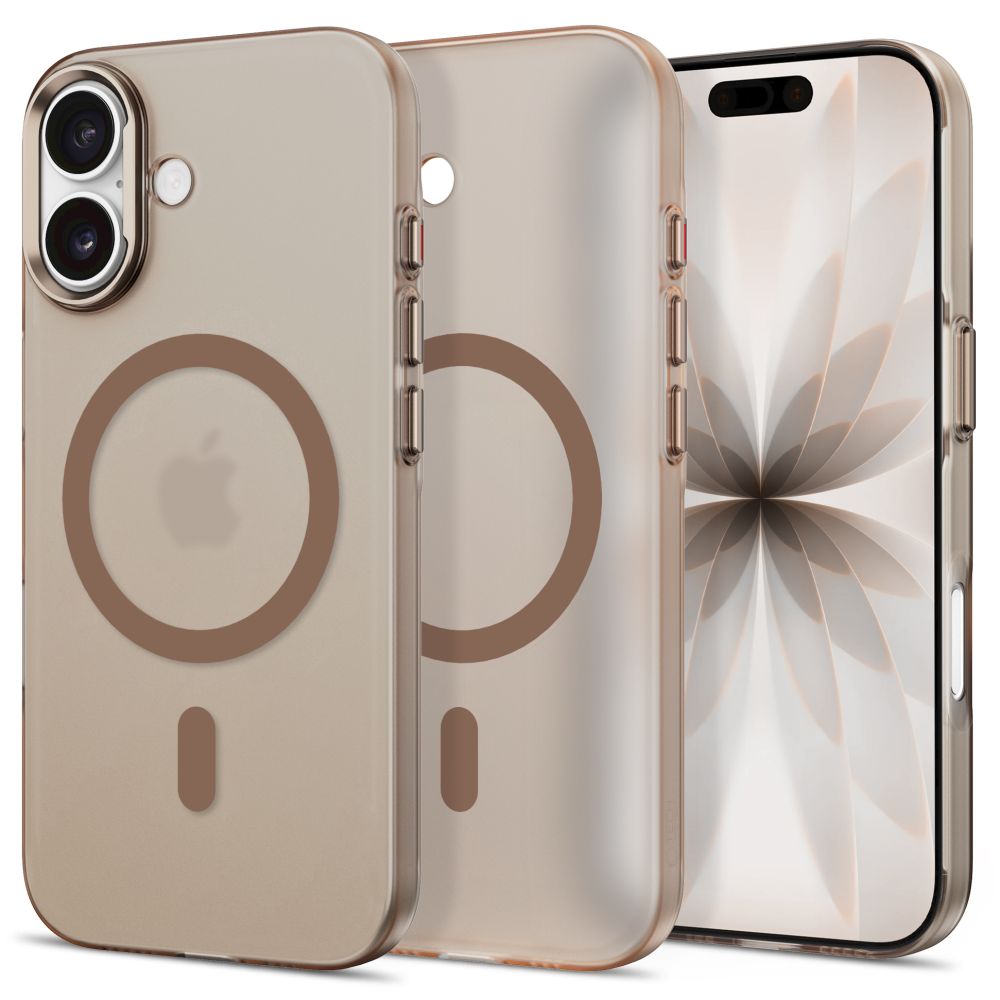 Tech-Protect MagZero MagSafe case for iPhone 17 - beige-brown matte_0