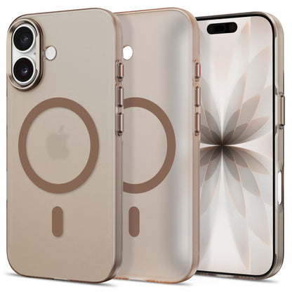 Tech-Protect MagZero MagSafe case for iPhone 17 - beige-brown matte_0