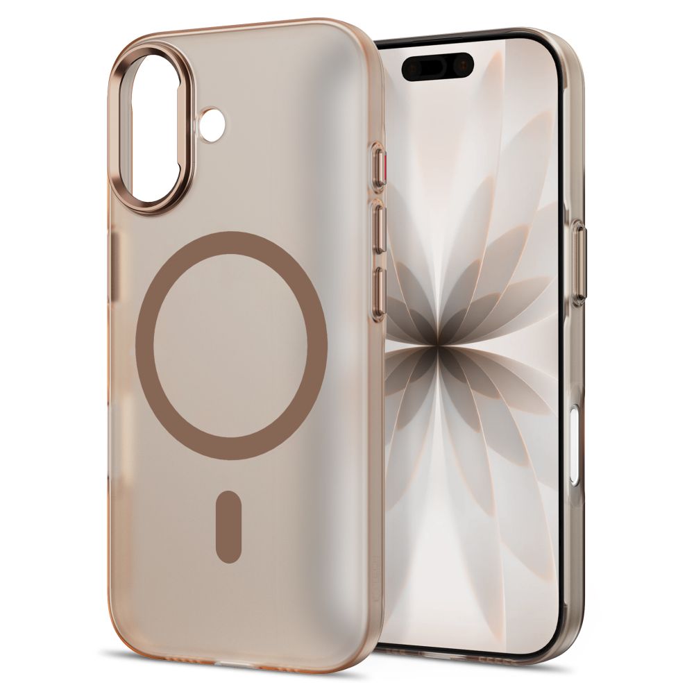 Tech-Protect MagZero MagSafe case for iPhone 17 - beige-brown matte_1