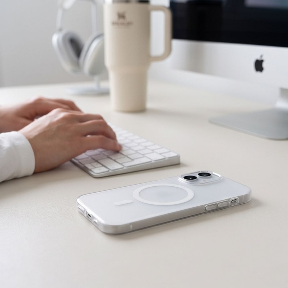 Tech-Protect MagZero MagSafe Case for iPhone 17 - Matte White_4