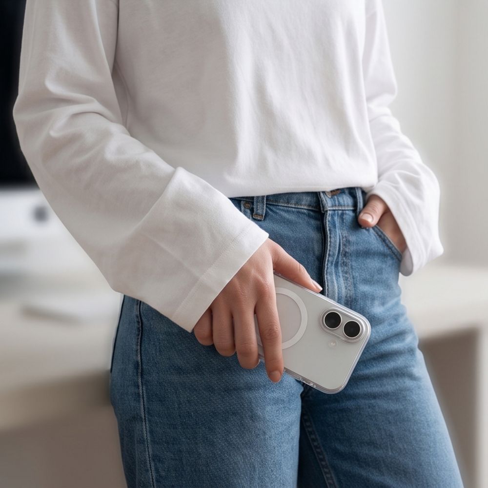Tech-Protect MagZero MagSafe Case for iPhone 17 - Matte White_6