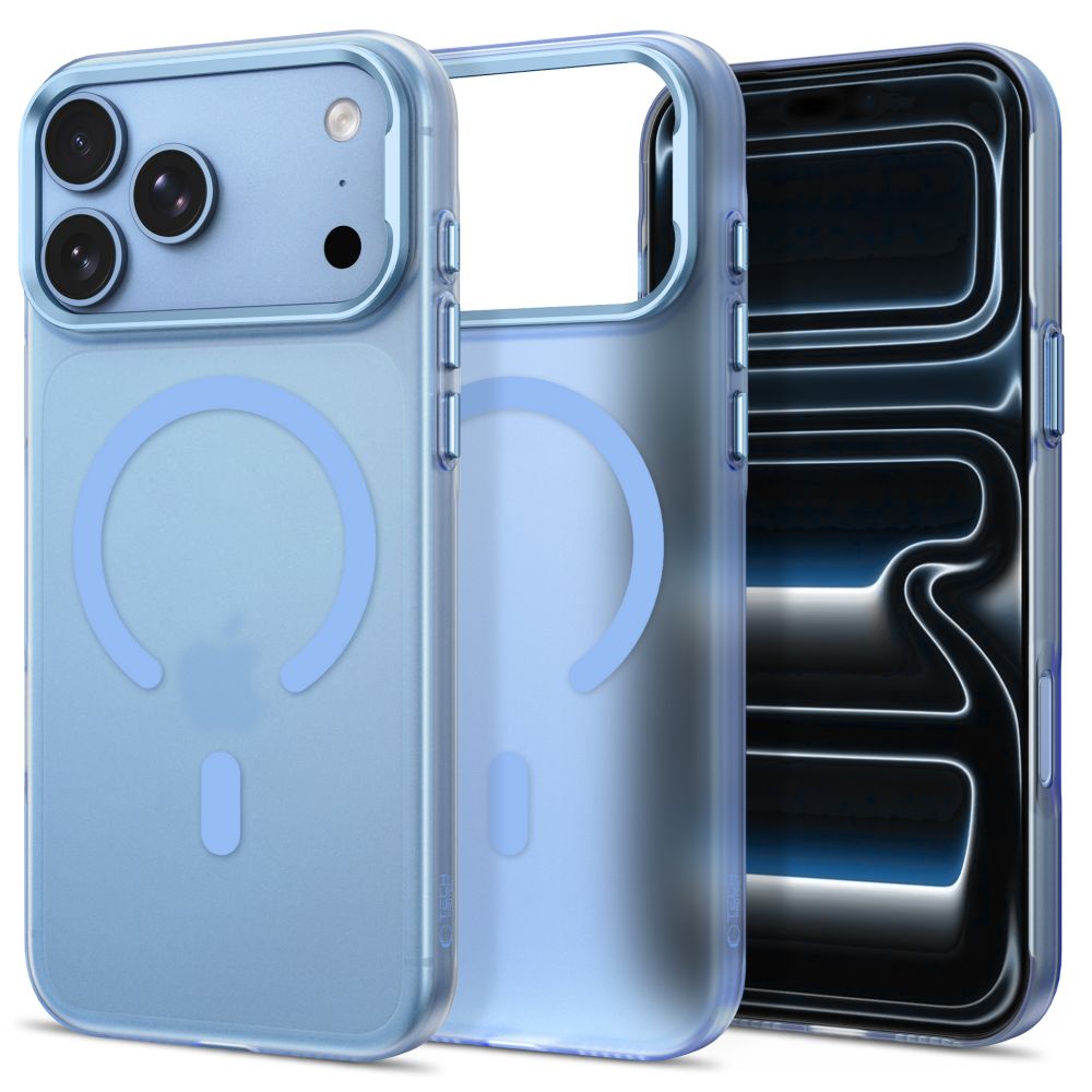Tech-Protect MagZero MagSafe case for iPhone 17 Pro / 18 Pro - light blue matte_0