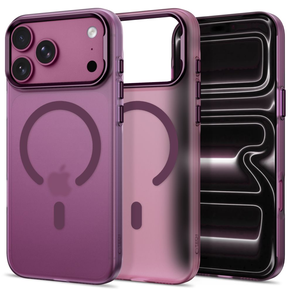 Tech-Protect MagZero MagSafe Case for iPhone 17 Pro Max / 18 Pro Max - Burgundy Matte_0