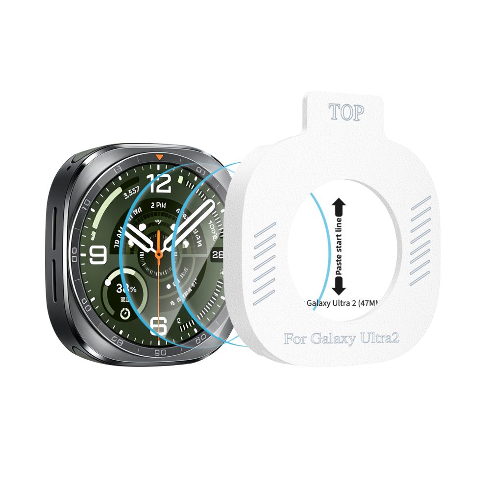 Tech-Protect Easy Set+ 2-Pack Tempered Glass for Samsung Galaxy Watch Ultra 47mm_2