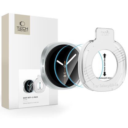 Tech-Protect Easy Set+ 2-Pack Tempered Glass for Samsung Galaxy Watch Ultra 40mm_0
