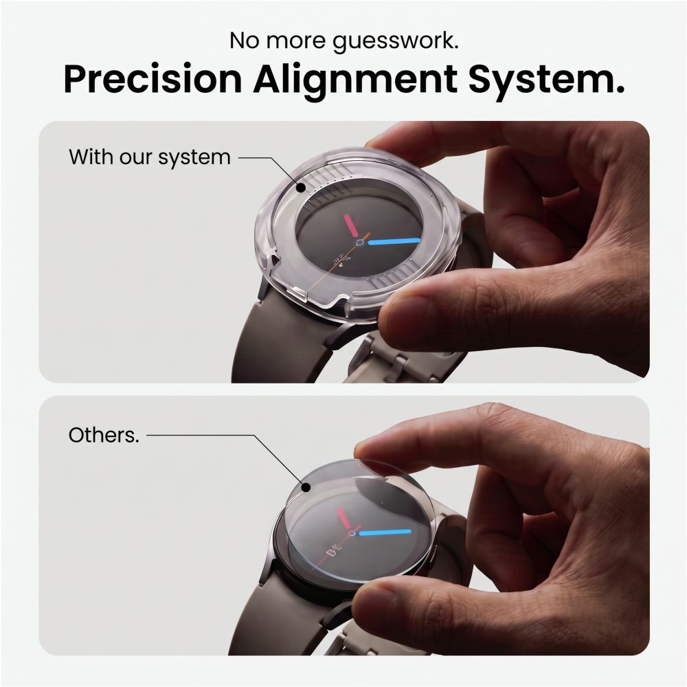 Tech-Protect Easy Set+ 2-Pack Tempered Glass for Samsung Galaxy Watch Ultra 44mm_4