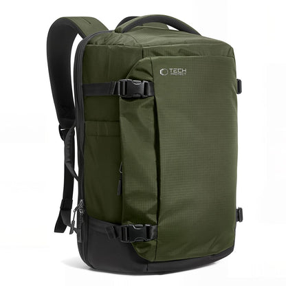 Tech-Protect Defender S70 RYANAIR &amp; WIZZAIR 24L Laptop Backpack - Dark Green_0
