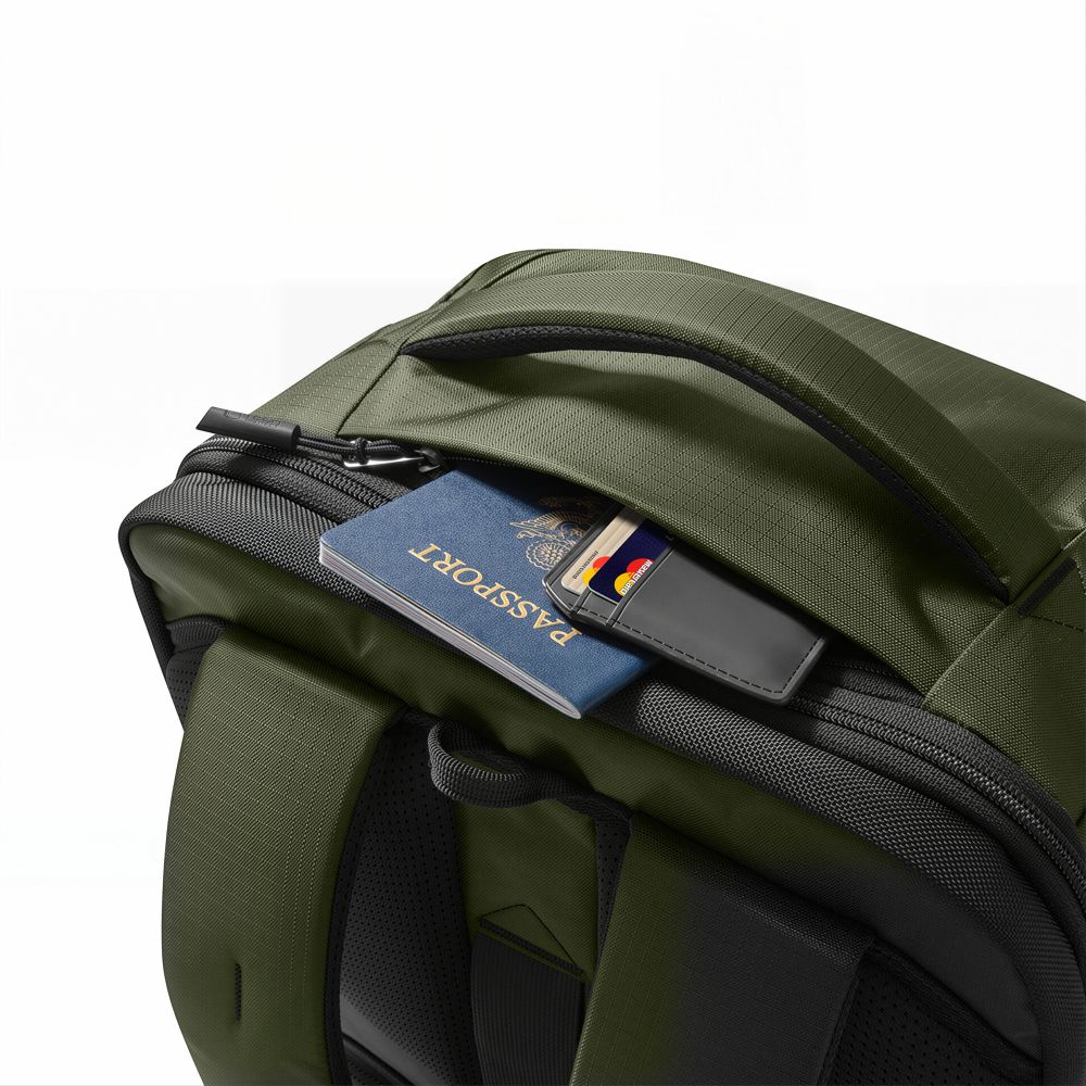 Tech-Protect Defender S70 RYANAIR &amp; WIZZAIR 24L Laptop Backpack - Dark Green_4