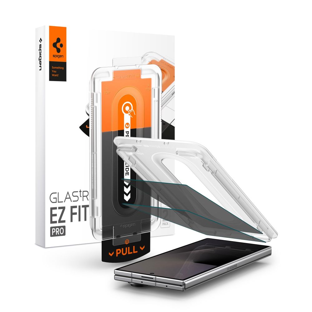 Spigen Glas.tR EZ Fit Pro HD Privacy 2-Pack Tempered Glass for Samsung Galaxy Z Fold 7/8 Ultra_0
