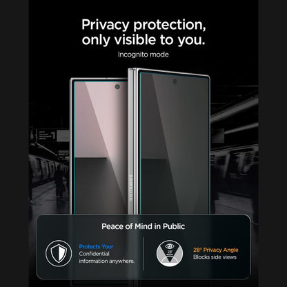 Spigen Glas.tR EZ Fit Pro HD Privacy 2-Pack Tempered Glass for Samsung Galaxy Z Fold 7/8 Ultra_11