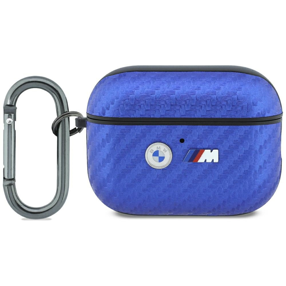 BMW M Carbon Metal Logo Case for AirPods Pro 3 - Light Blue_0
