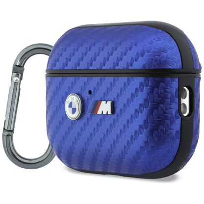 BMW M Carbon Metal Logo Case for AirPods Pro 3 - Light Blue_1