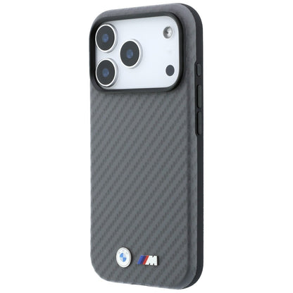 BMW M Carbon Metal Logo MagSafe Case for iPhone 17 Pro / 18 Pro - Gray_1