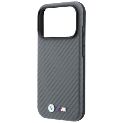 BMW M Carbon Metal Logo MagSafe Case for iPhone 17 Pro / 18 Pro - Gray_5
