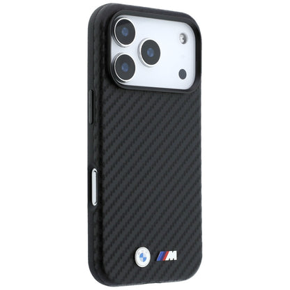 BMW M Carbon Metal Logo MagSafe Case for iPhone 17 Pro Max / 18 Pro Max - Black_3