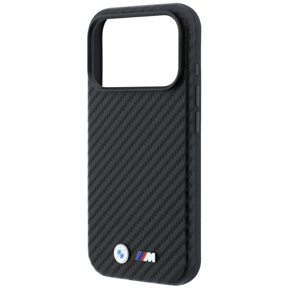 BMW M Carbon Metal Logo MagSafe Case for iPhone 17 Pro Max / 18 Pro Max - Black_5